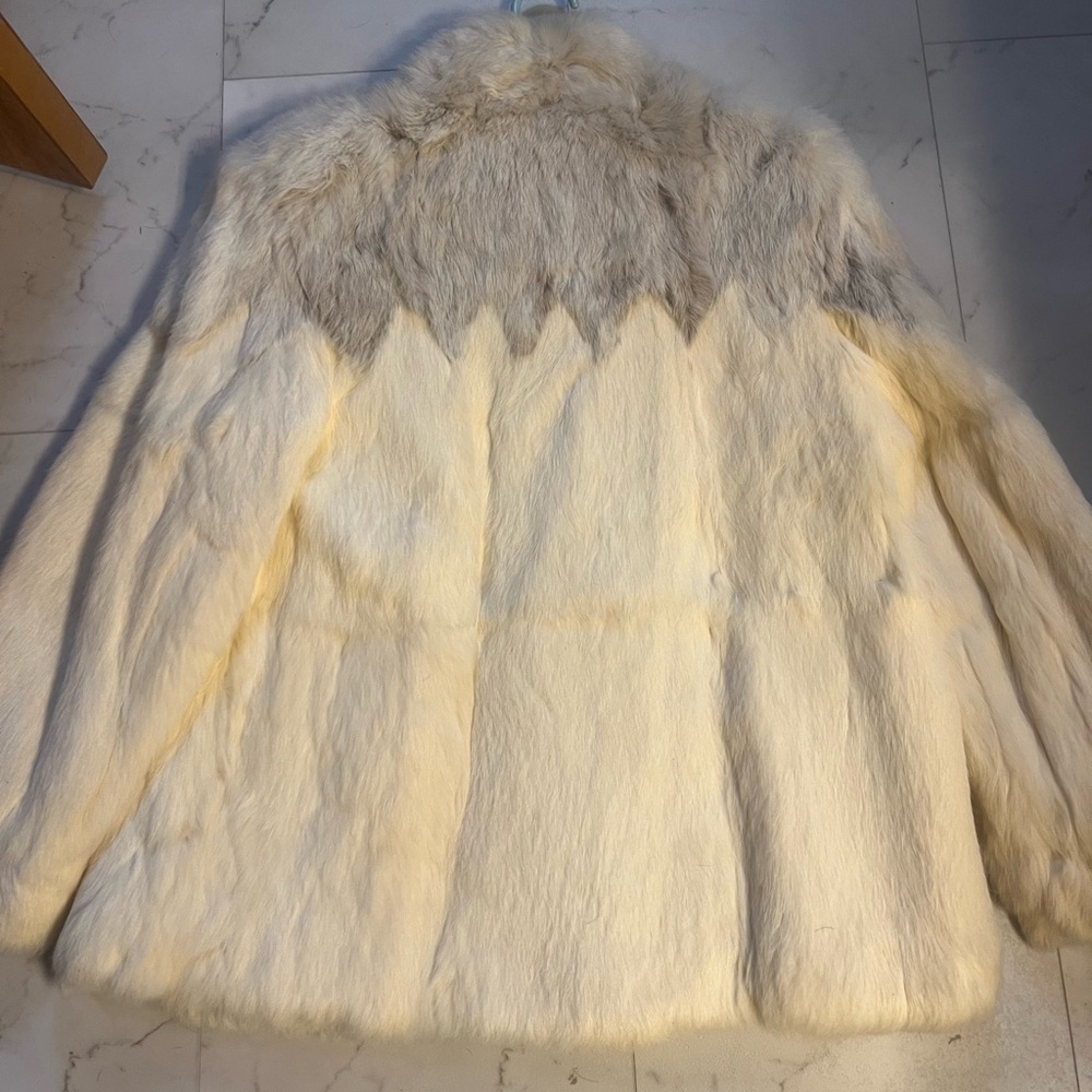 Sergio Valente Rabbit fur coat - Picture 4 of 5